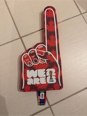 We Are Canada 2026 World Cup FIFA Foam Finger - Red Maple Leaf